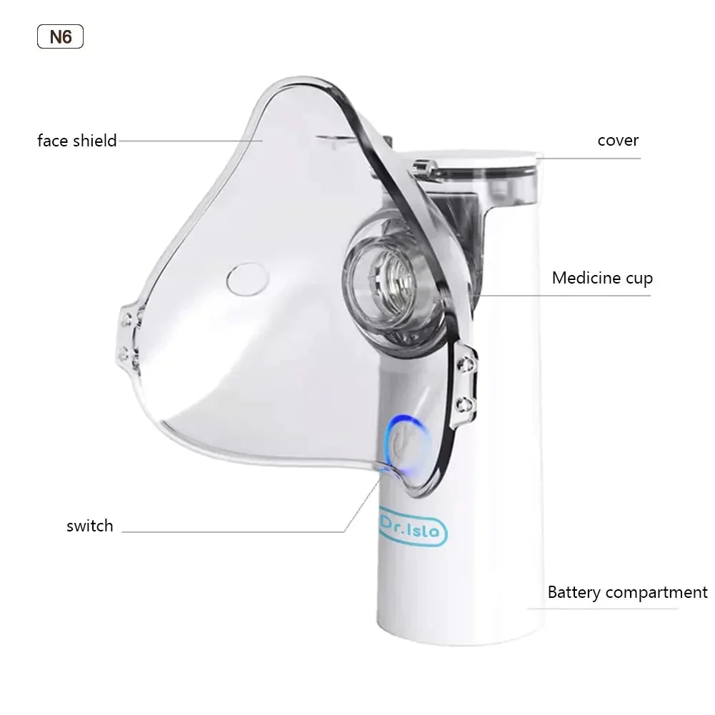 Portable Mesh Nebulizer Machine for Adults & Kids | Free Delivery