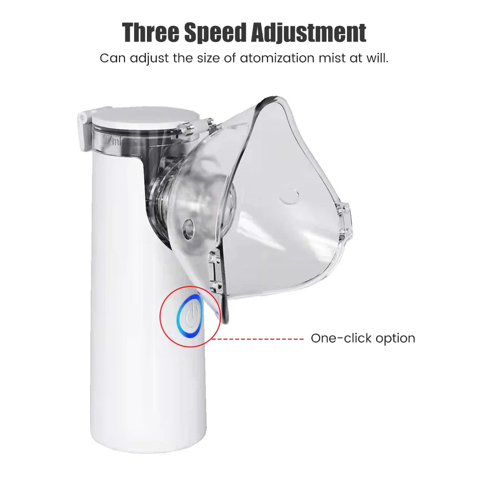 Portable Mesh Nebulizer Machine for Adults & Kids | Free Delivery